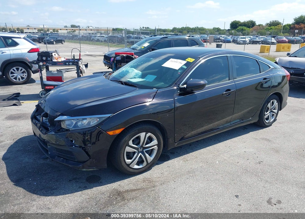 2018 HONDA CIVIC LX VIN: 19XFC2F50JE018829