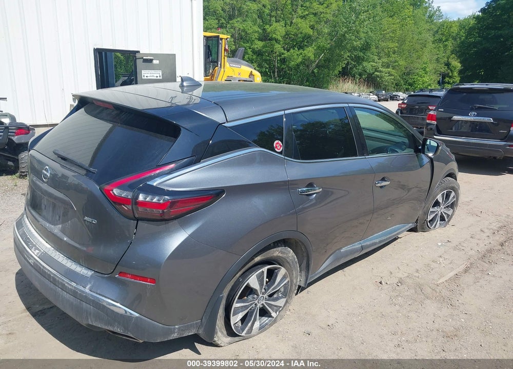 2019 NISSAN MURANO S VIN: 5N1AZ2MS4KN165259