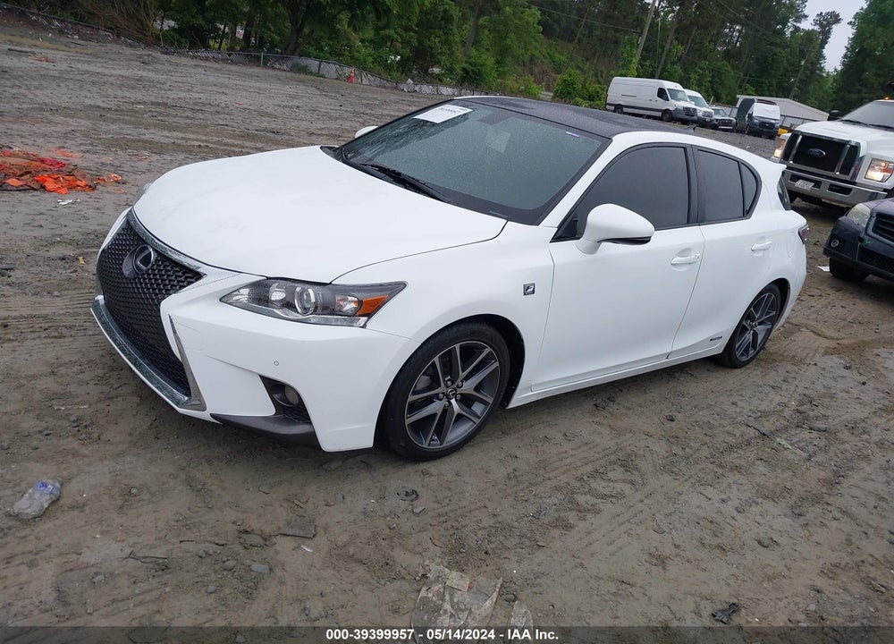 2016 LEXUS CT 200H VIN: JTHKD5BH1G2253449