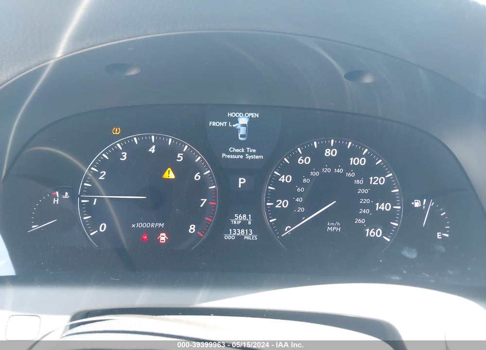 2008 LEXUS LS 460 VIN: JTHBL46F785073110