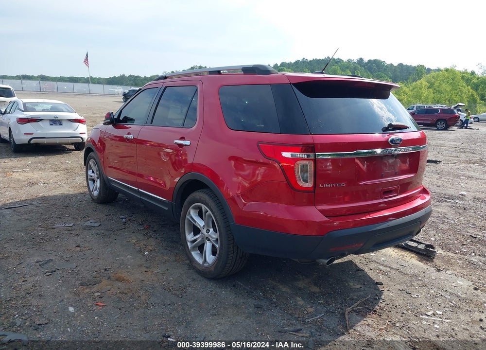 2012 FORD EXPLORER LIMITED VIN: 1FMHK7F87CGA86188