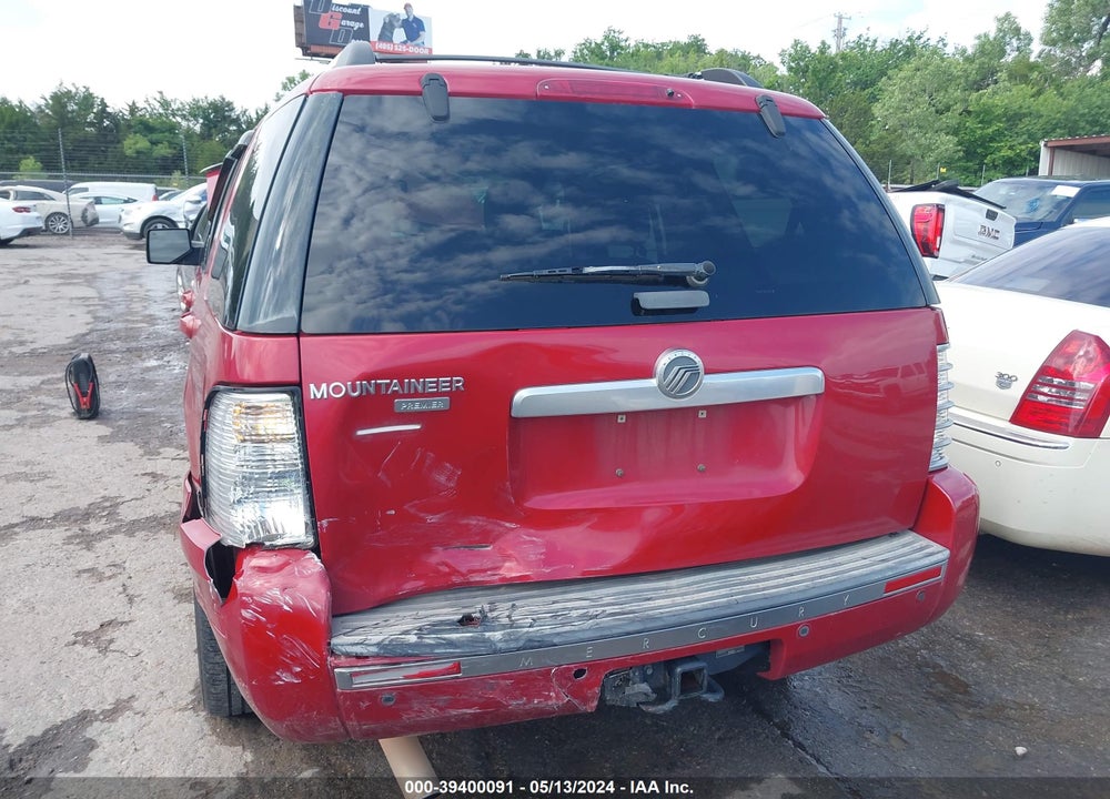 2010 MERCURY MOUNTAINEER PREMIER VIN: 4M2EN3JE2AUJ06750