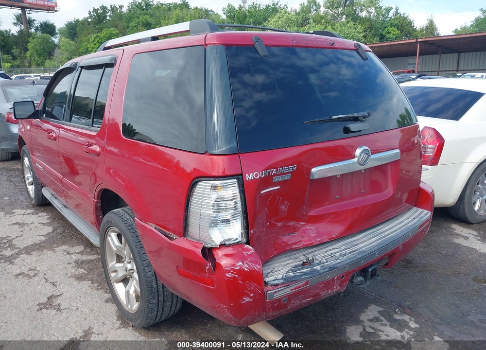 2010 MERCURY MOUNTAINEER PREMIER VIN: 4M2EN3JE2AUJ06750