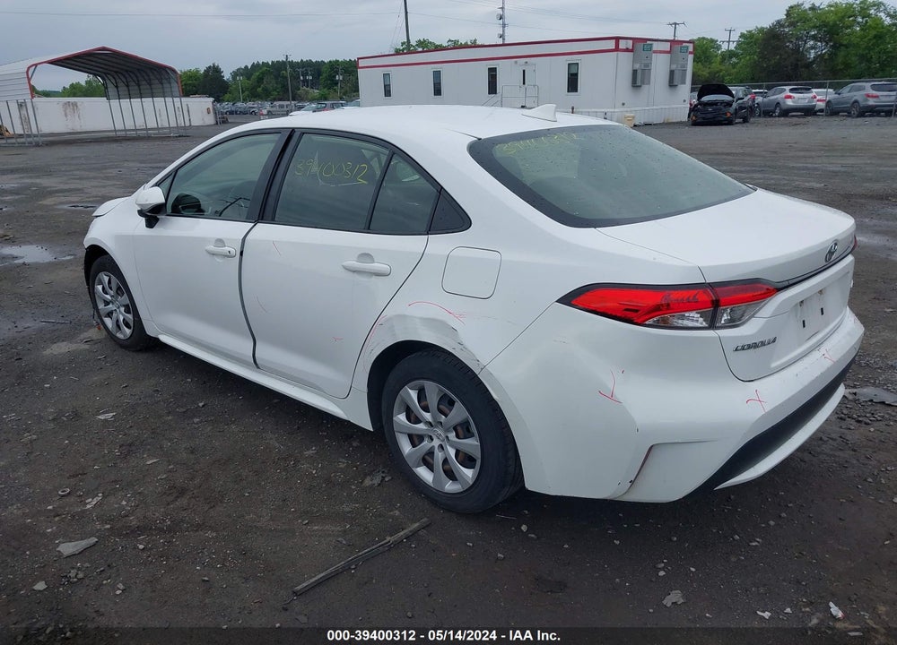 2020 TOYOTA COROLLA LE VIN: JTDEPRAE7LJ070478