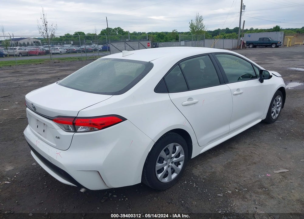 2020 TOYOTA COROLLA LE VIN: JTDEPRAE7LJ070478