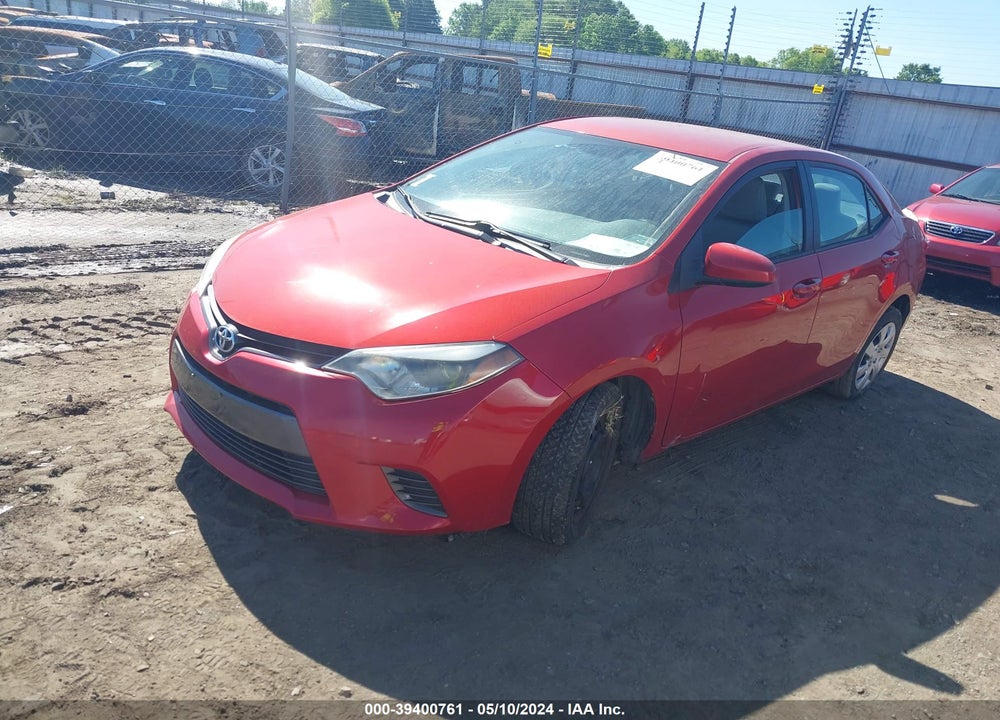 2015 TOYOTA COROLLA LE VIN: 5YFBURHE9FP305514