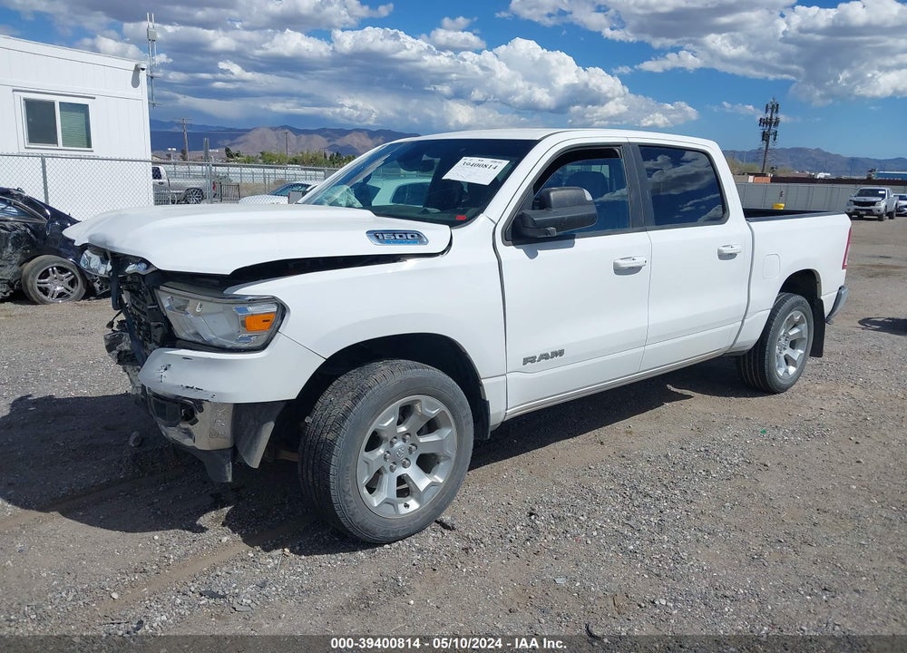 2022 RAM 1500 BIG HORN 4X4 5'7 BOX VIN: 1C6RRFFG2NN386152
