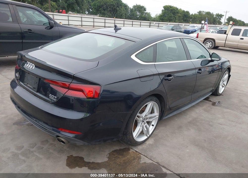 2018 AUDI A5 2.0T PREMIUM VIN: WAUENCF50JA113287