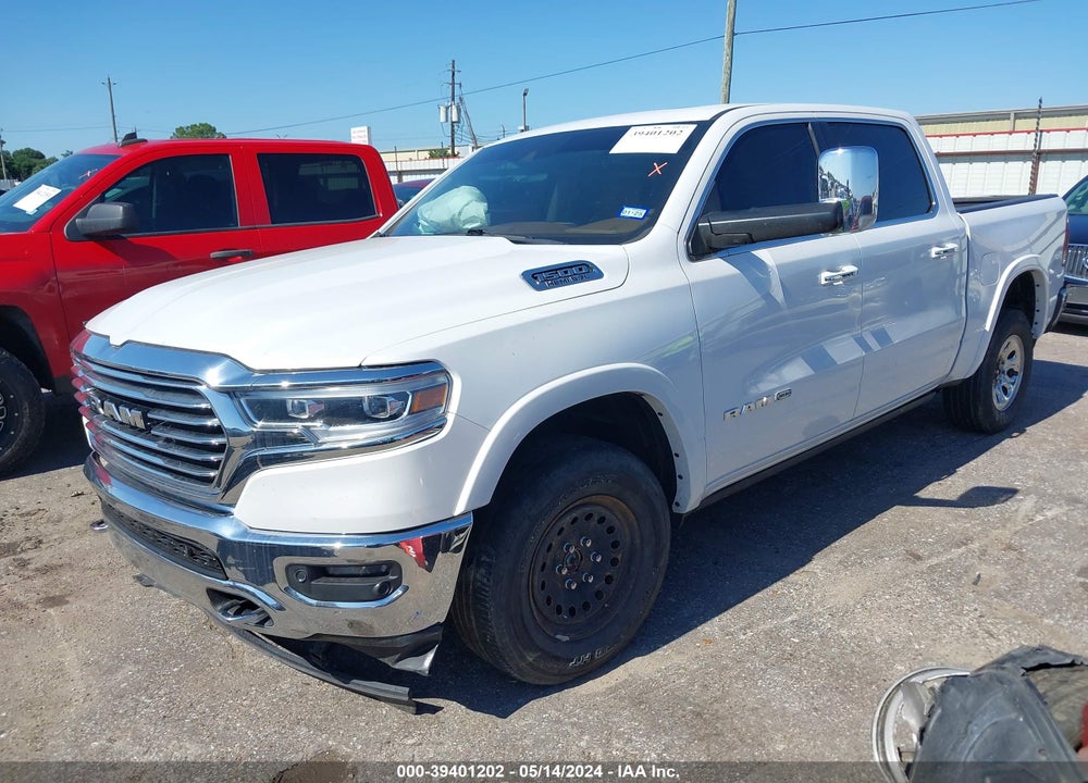 2019 LONG RAM 1500 HORN  4X4 5'7 BOX VIN: 1C6SRFKT0KN670301