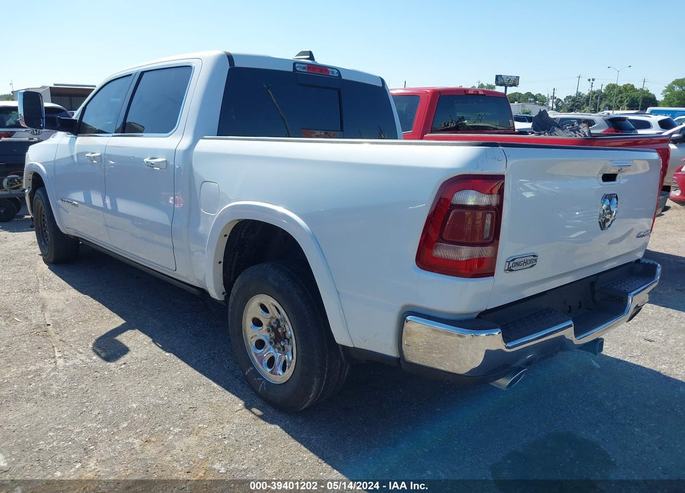 2019 LONG RAM 1500 HORN  4X4 5'7 BOX VIN: 1C6SRFKT0KN670301