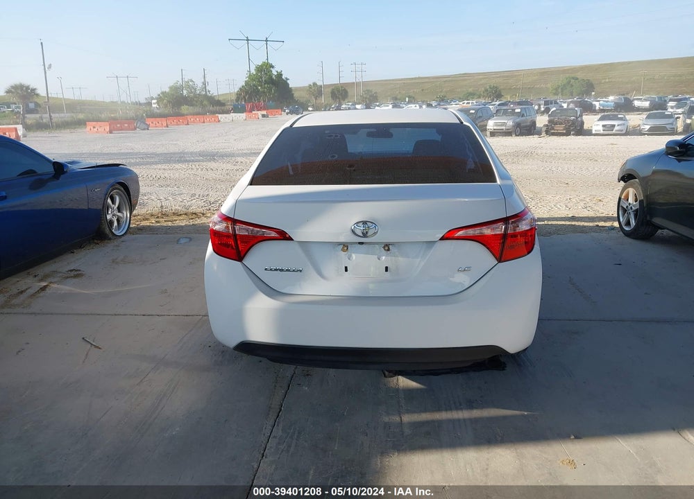 2017 TOYOTA COROLLA LE VIN: 2T1BURHE6HC836575