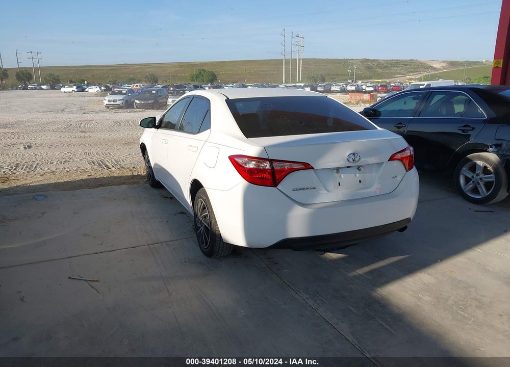 2017 TOYOTA COROLLA LE VIN: 2T1BURHE6HC836575