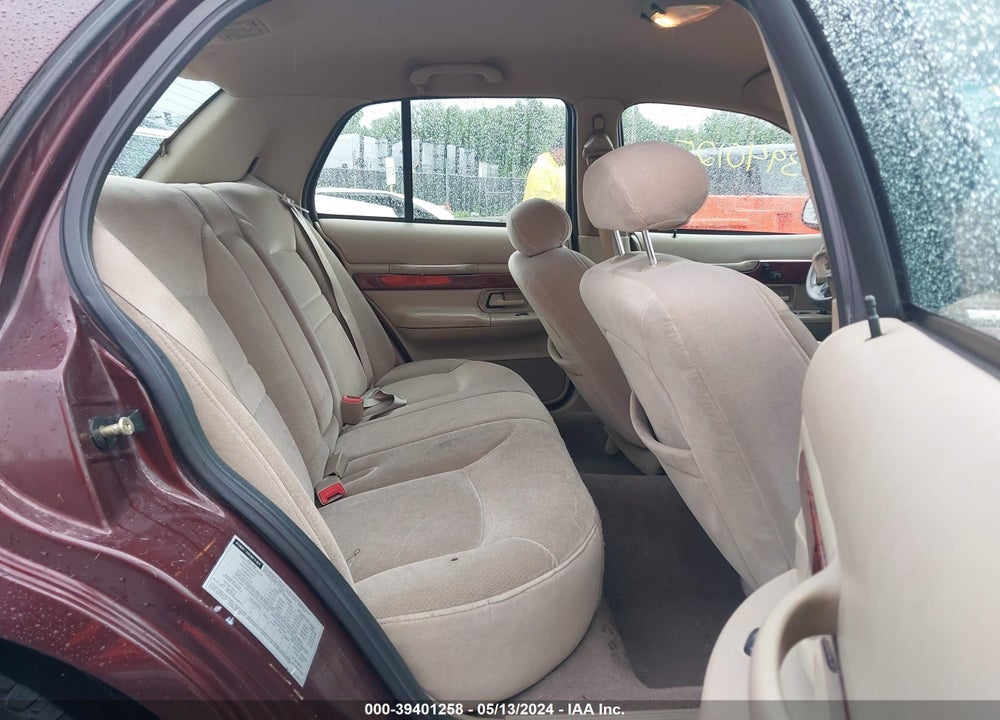 2001 MERCURY GRAND MARQUIS LS VIN: 2MEFM75W91X625857