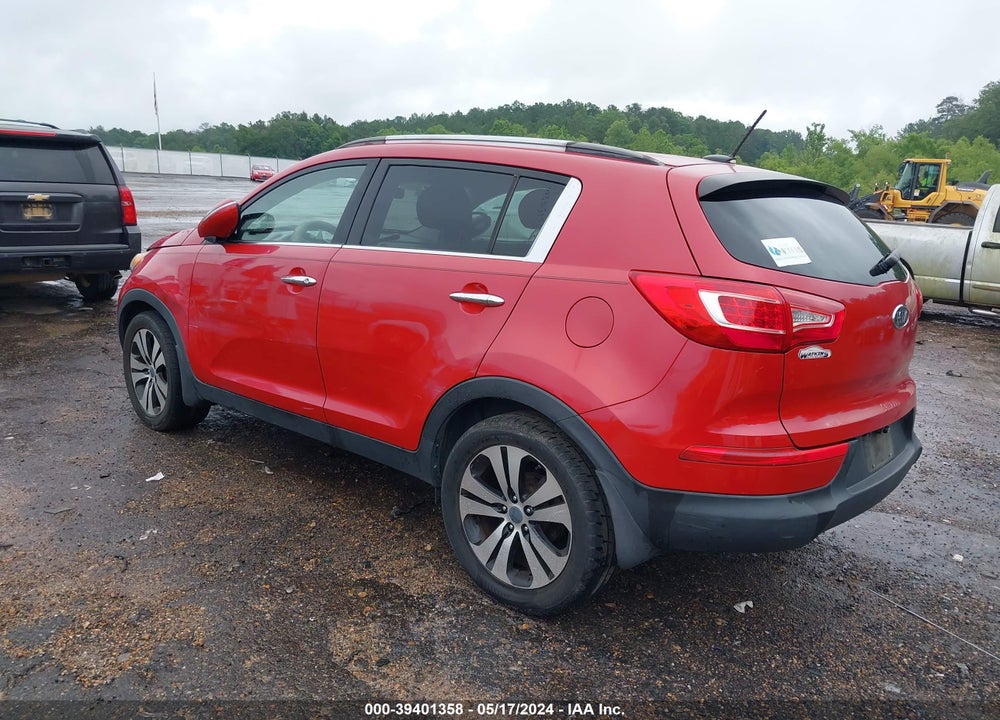 2011 KIA SPORTAGE EX VIN: KNDPC3A26B7135372