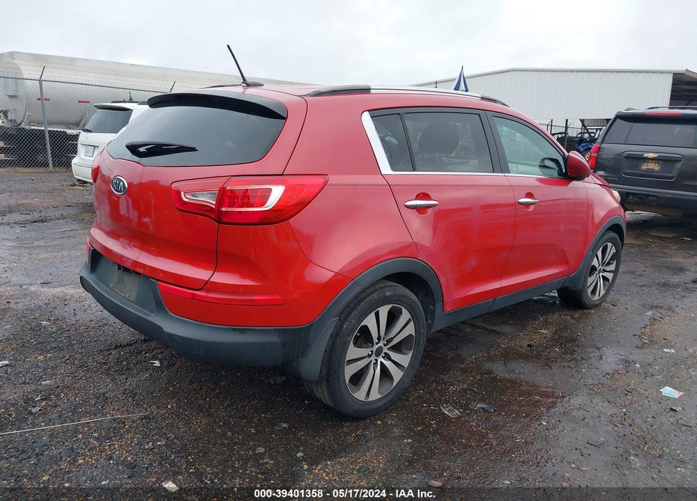 2011 KIA SPORTAGE EX VIN: KNDPC3A26B7135372