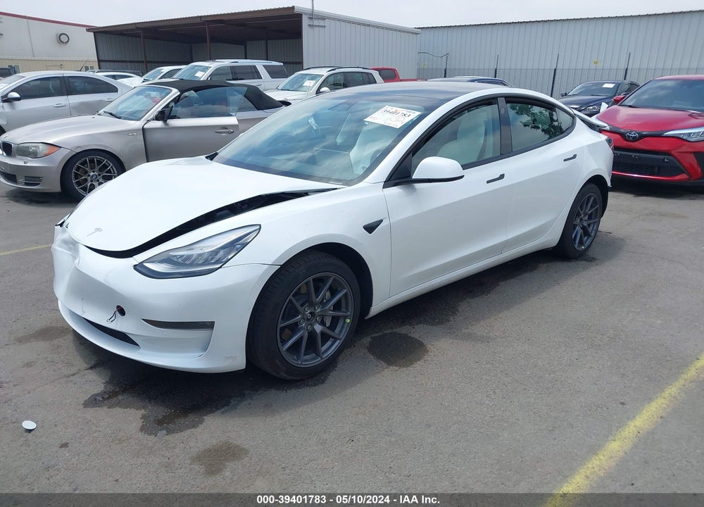 2022 TESLA MODEL 3 LONG RANGE DUAL MOTOR ALL-WHEEL DRIVE VIN: 5YJ3E1EB8NF262808