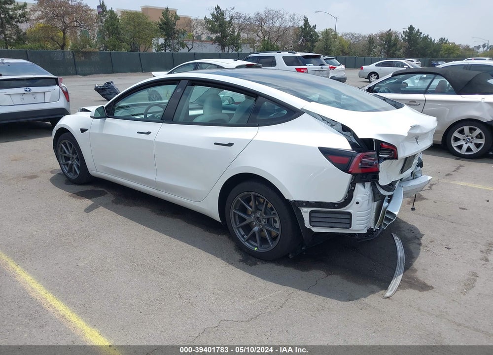 2022 TESLA MODEL 3 LONG RANGE DUAL MOTOR ALL-WHEEL DRIVE VIN: 5YJ3E1EB8NF262808