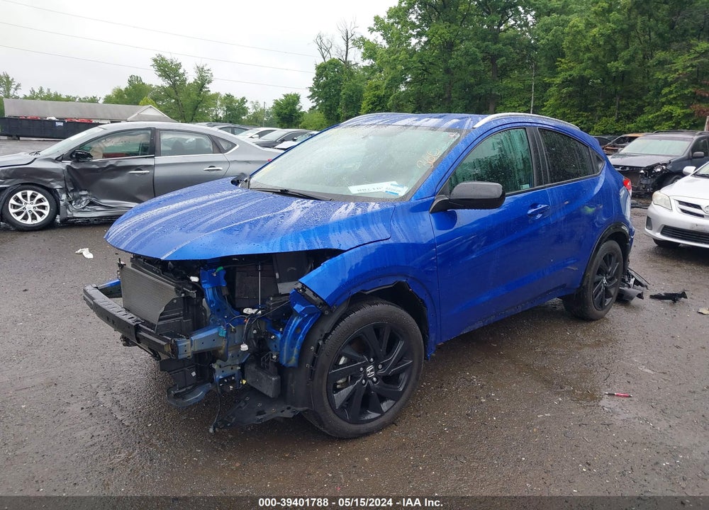 2022 HONDA HR-V AWD SPORT VIN: 3CZRU6H12NM732222