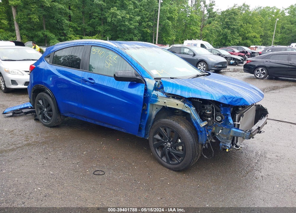 2022 HONDA HR-V AWD SPORT VIN: 3CZRU6H12NM732222