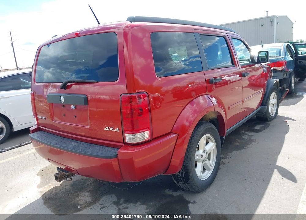 2008 DODGE NITRO SXT VIN: 1D8GU28K78W104841