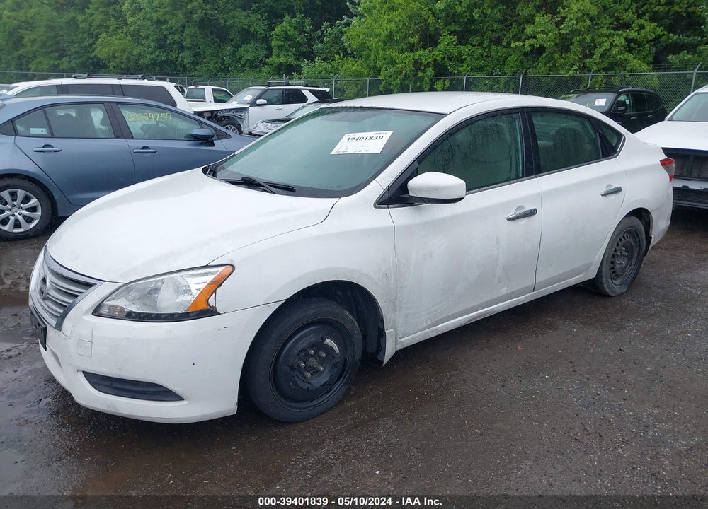 2015 NISSAN SENTRA S VIN: 3N1AB7AP8FY368611