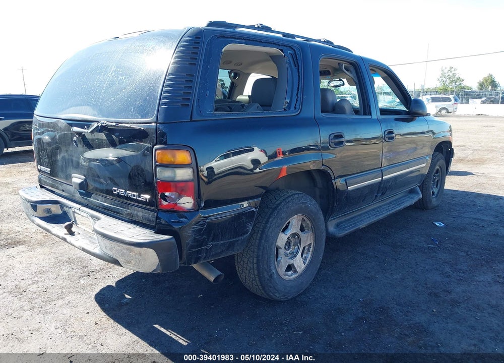 2004 CHEVROLET TAHOE LS VIN: 1GNEC13V84J237935