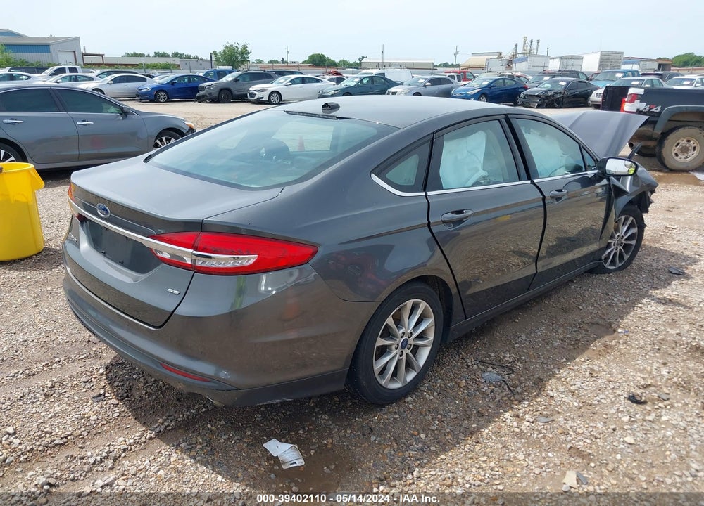 2017 FORD FUSION SE VIN: 3FA6P0H72HR164648