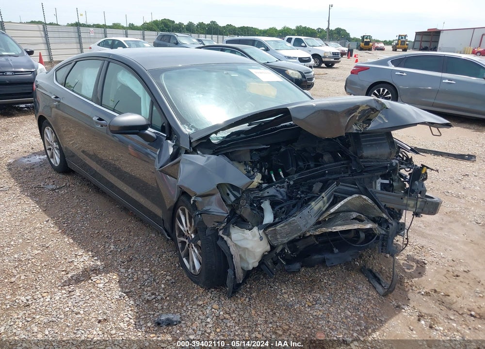2017 FORD FUSION SE VIN: 3FA6P0H72HR164648
