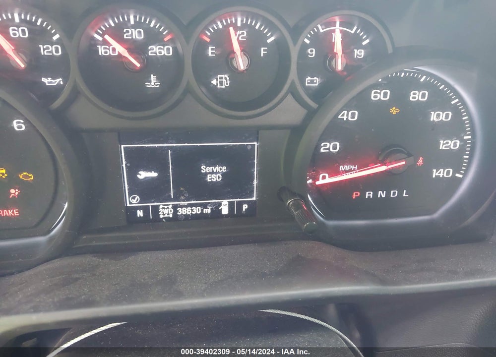 2022 CHEVROLET SILVERADO 1500 4WD SHORT BED CUSTOM VIN: 1GCPDBEK3NZ523489