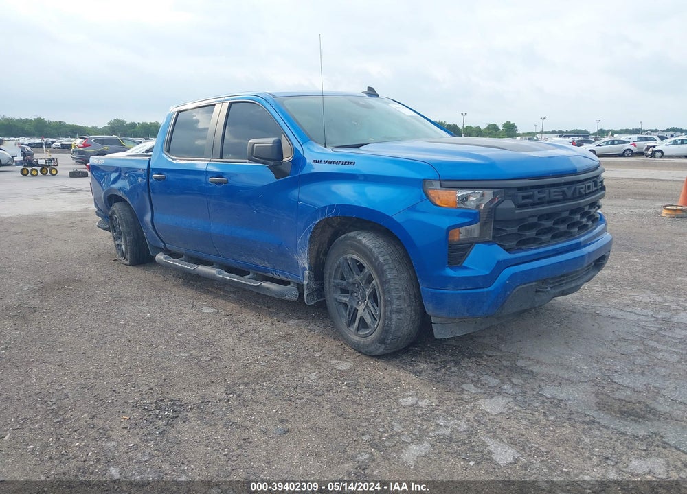 2022 CHEVROLET SILVERADO 1500 4WD SHORT BED CUSTOM VIN: 1GCPDBEK3NZ523489