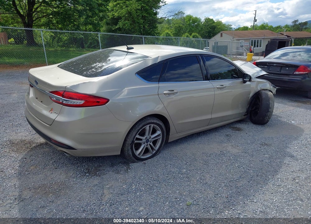 2018 FORD FUSION SE VIN: 3FA6P0H77JR133448