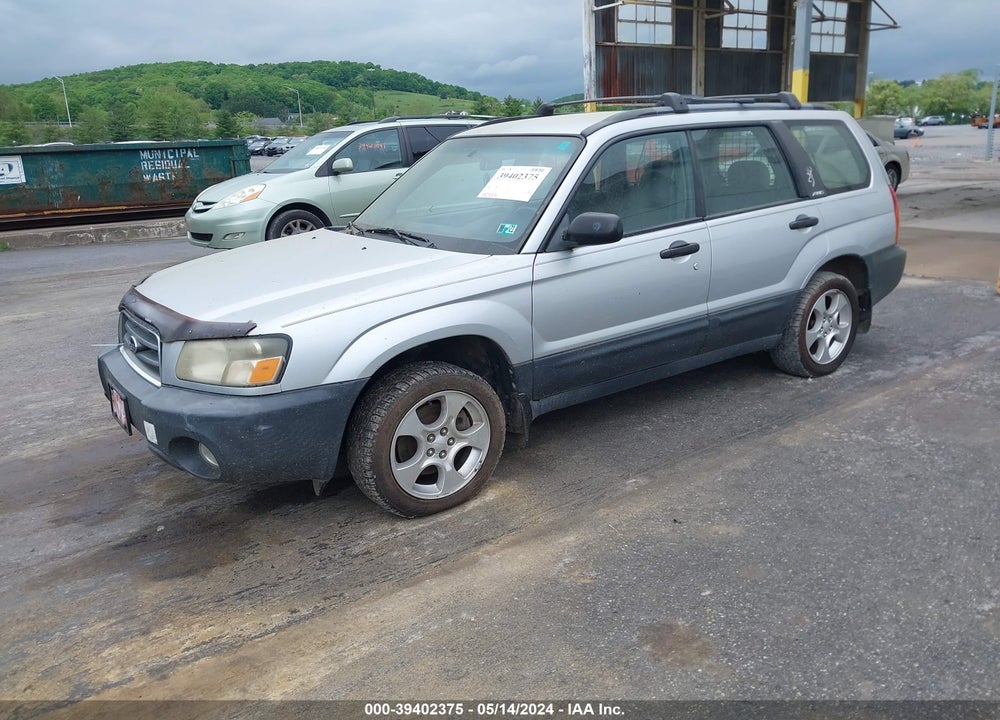 2003 SUBARU FORESTER X VIN: JF1SG63683H737644