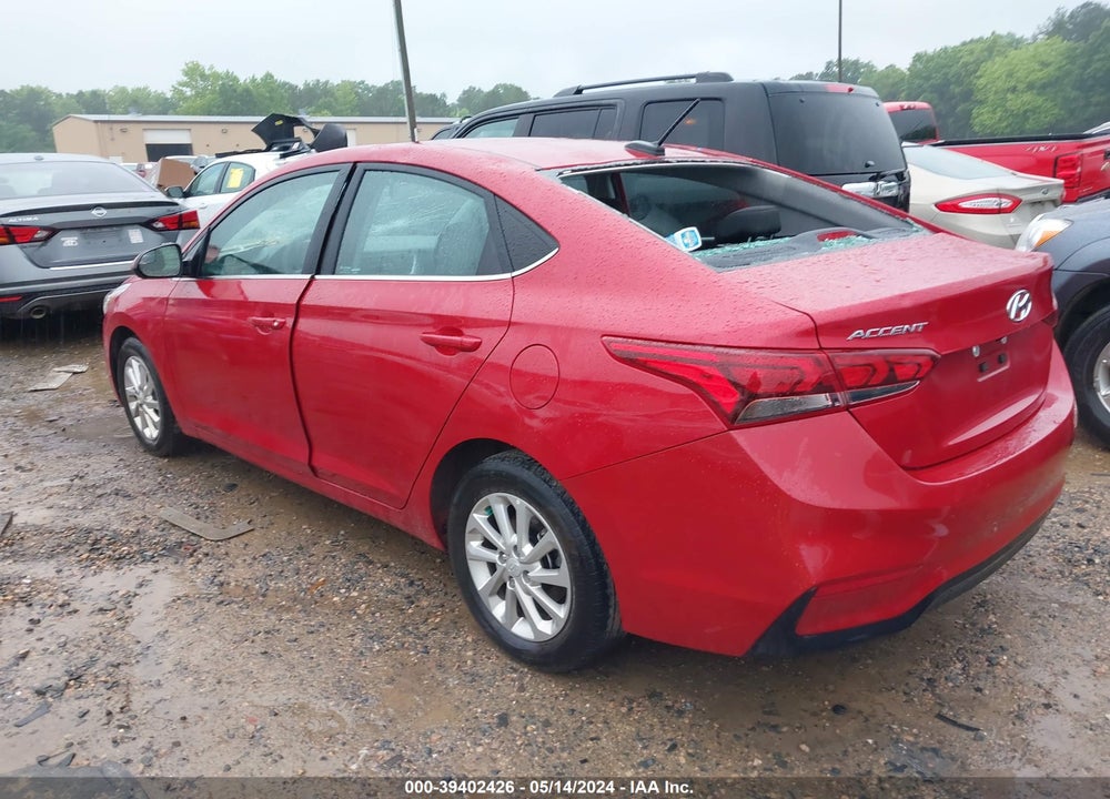 2022 HYUNDAI ACCENT SEL VIN: 3KPC24A67NE180190