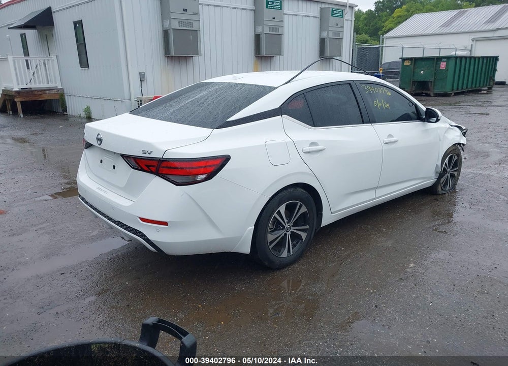 2022 NISSAN SENTRA SV XTRONIC CVT VIN: 3N1AB8CV6NY236723