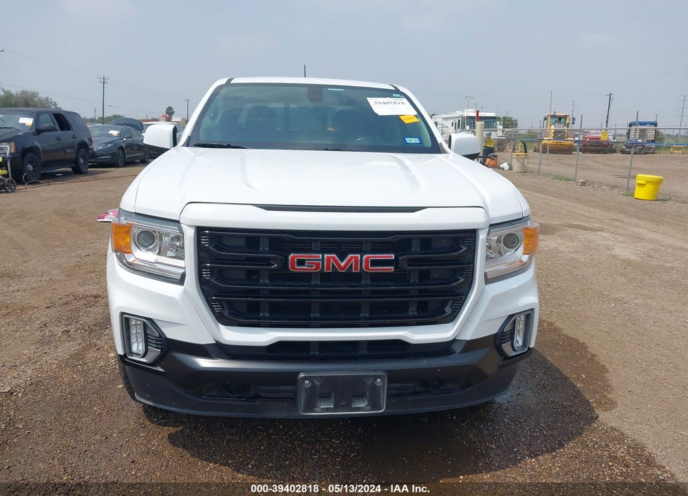 2022 GMC CANYON 4WD SHORT BOX ELEVATION VIN: 1GTG6CEN0N1281673