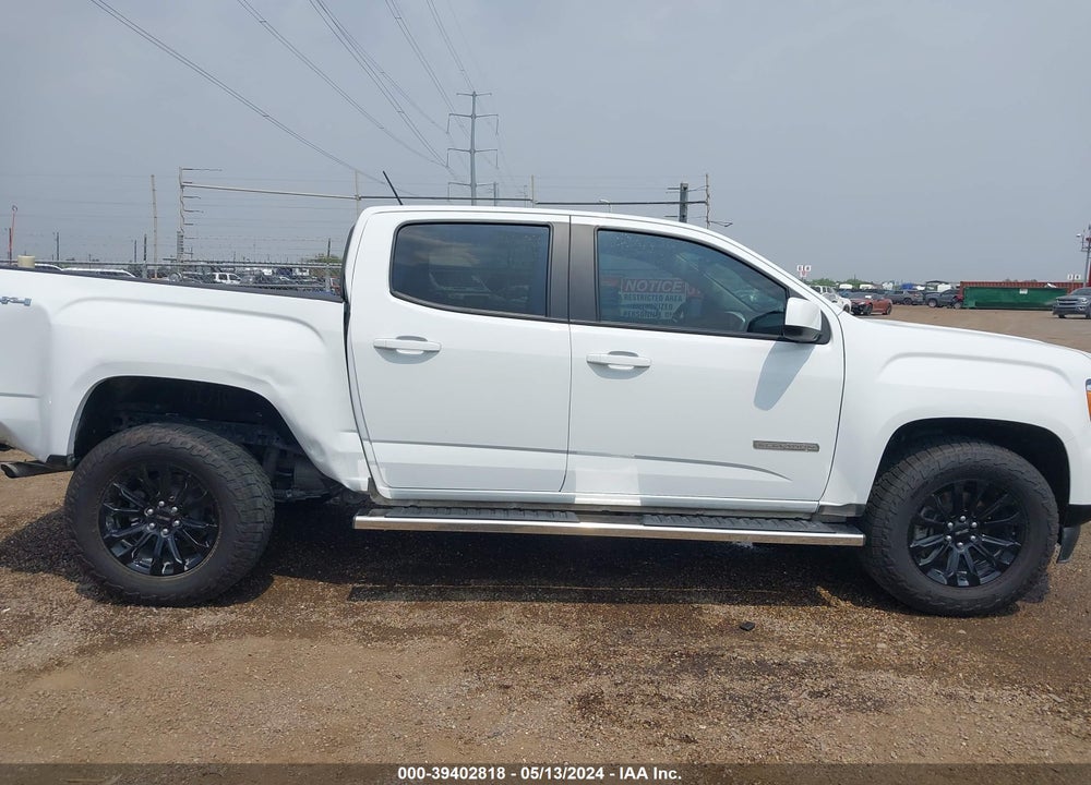 2022 GMC CANYON 4WD SHORT BOX ELEVATION VIN: 1GTG6CEN0N1281673