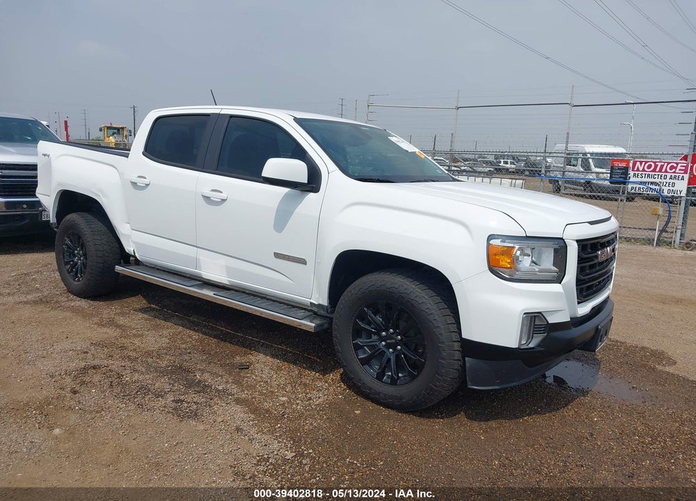 2022 GMC CANYON 4WD SHORT BOX ELEVATION VIN: 1GTG6CEN0N1281673