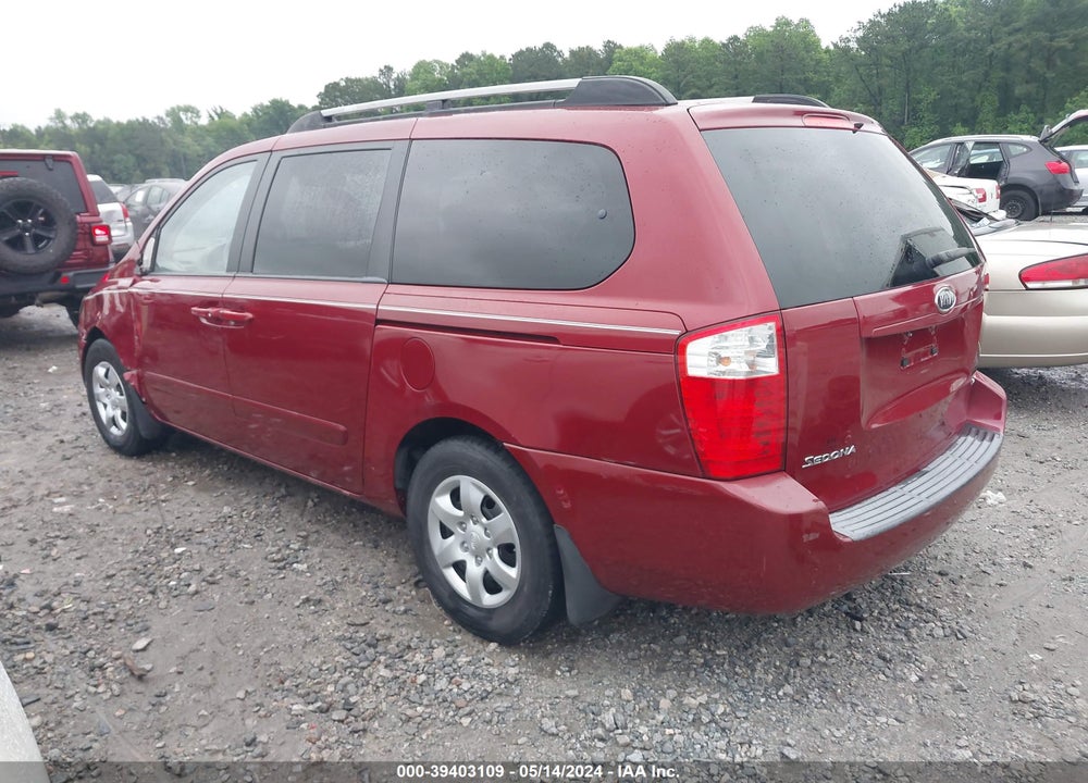 2008 KIA SEDONA LX VIN: KNDMB233X86231641