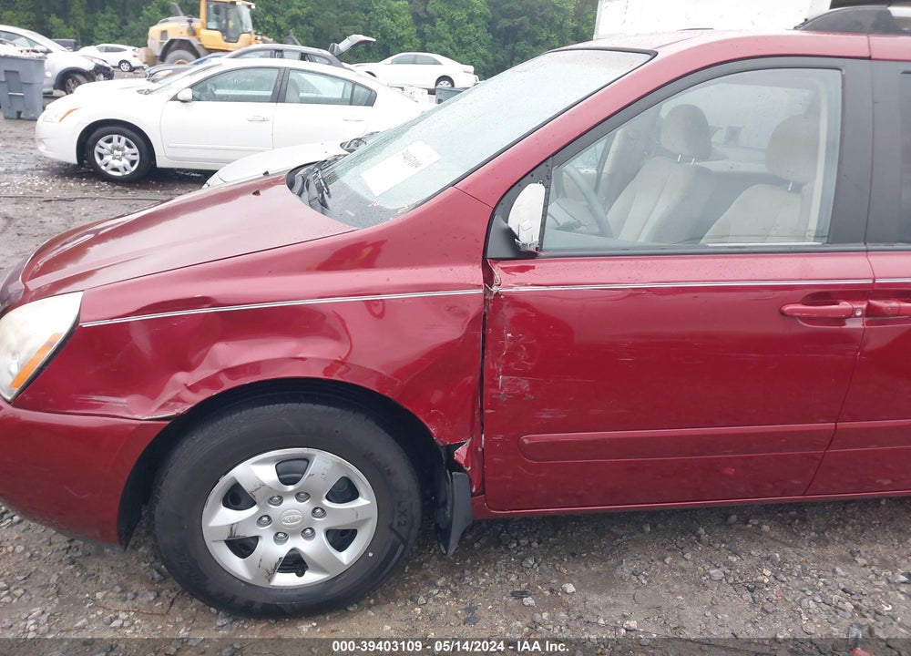 2008 KIA SEDONA LX VIN: KNDMB233X86231641