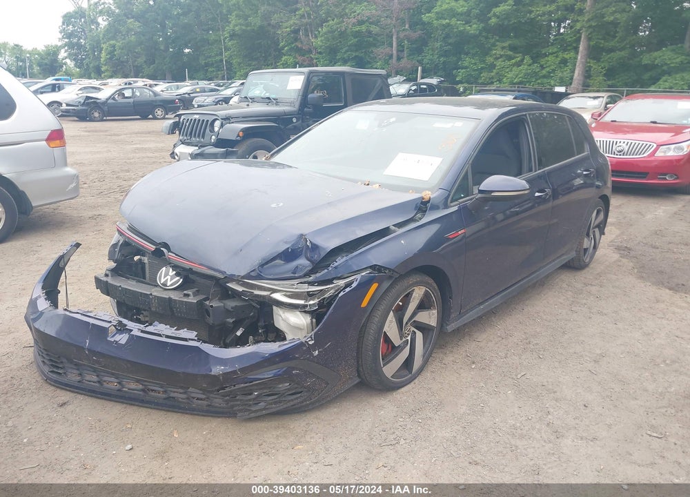 2022 VOLKSWAGEN GOLF GTI 2.0T S VIN: WVWH87CD0NW145837
