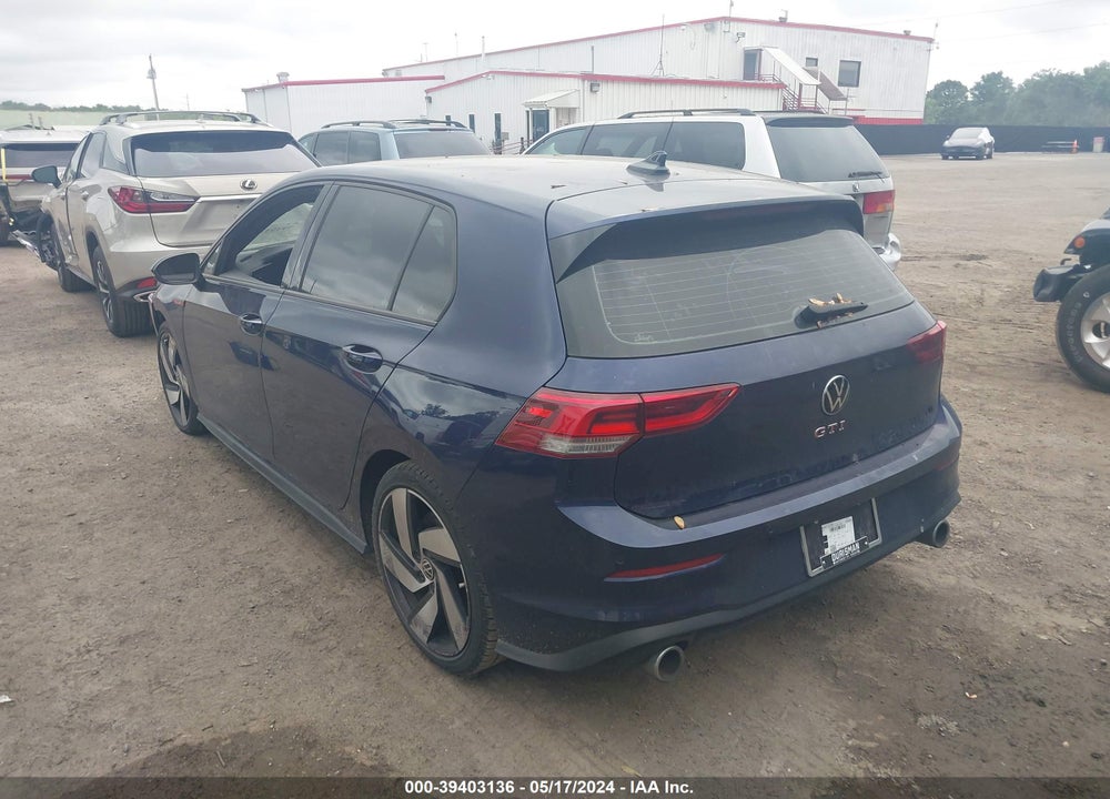 2022 VOLKSWAGEN GOLF GTI 2.0T S VIN: WVWH87CD0NW145837