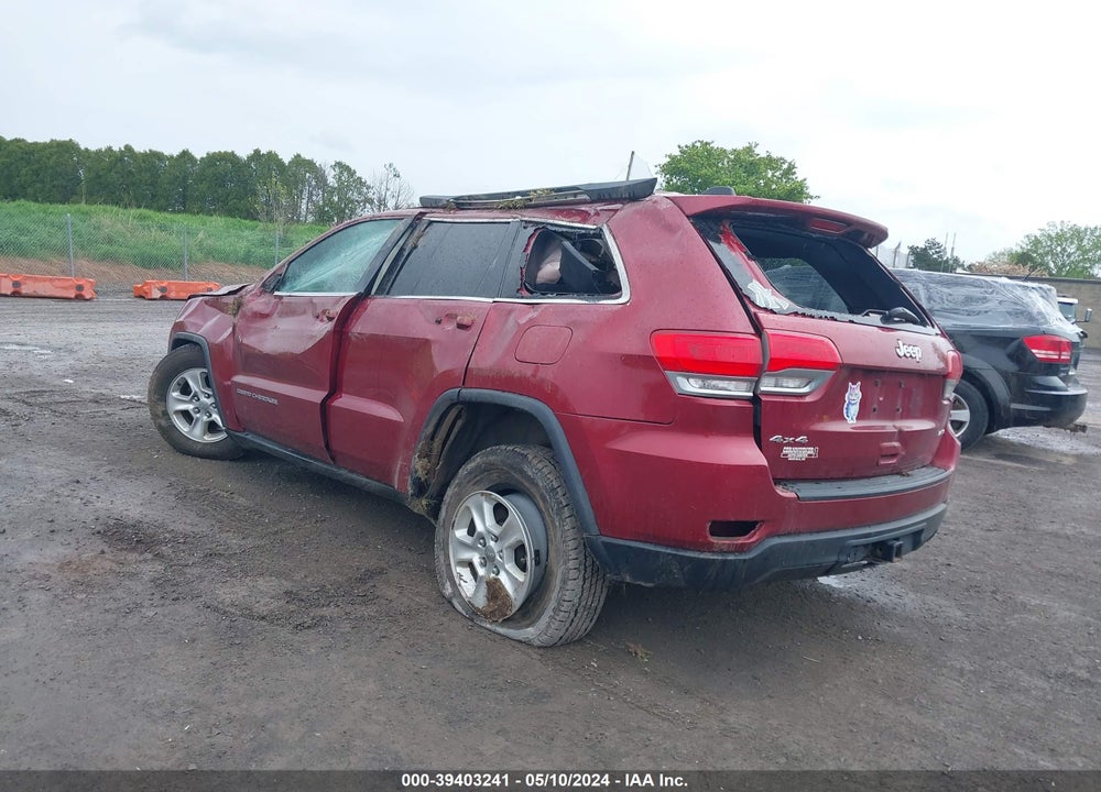 2015 JEEP GRAND CHEROKEE LAREDO VIN: 1C4RJFAG8FC954621