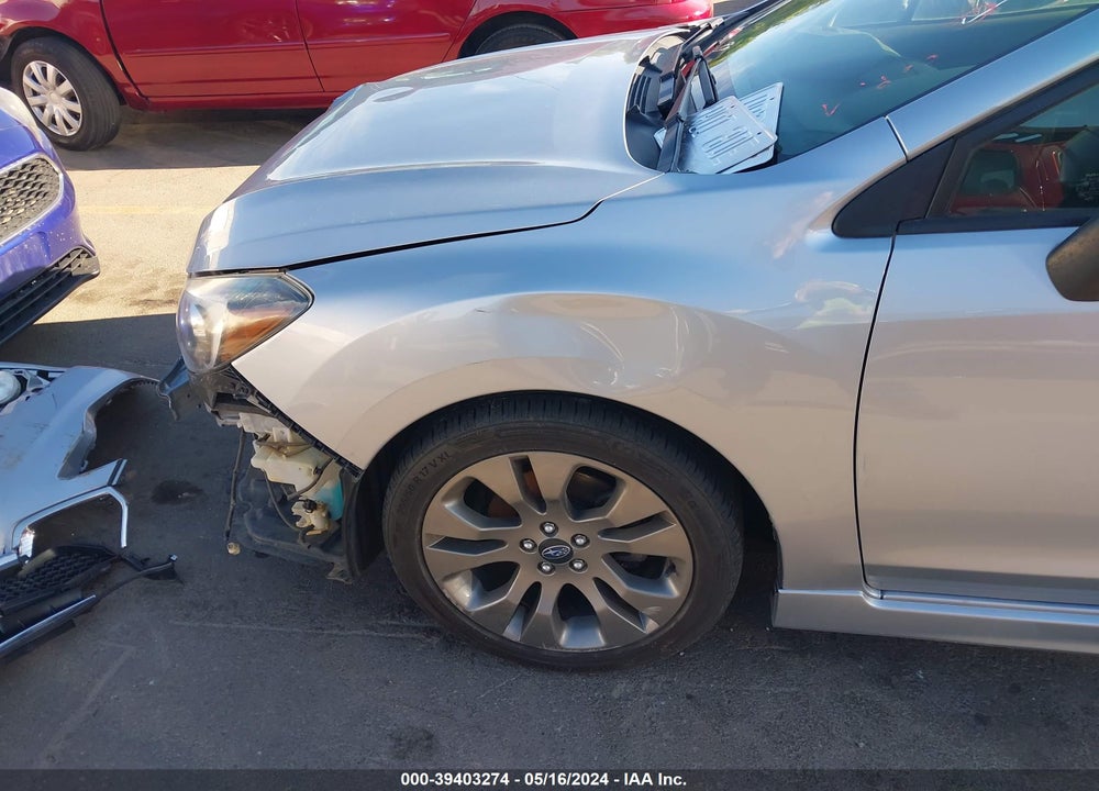 2016 SUBARU IMPREZA 2.0I SPORT PREMIUM VIN: JF1GPAP60G8227071