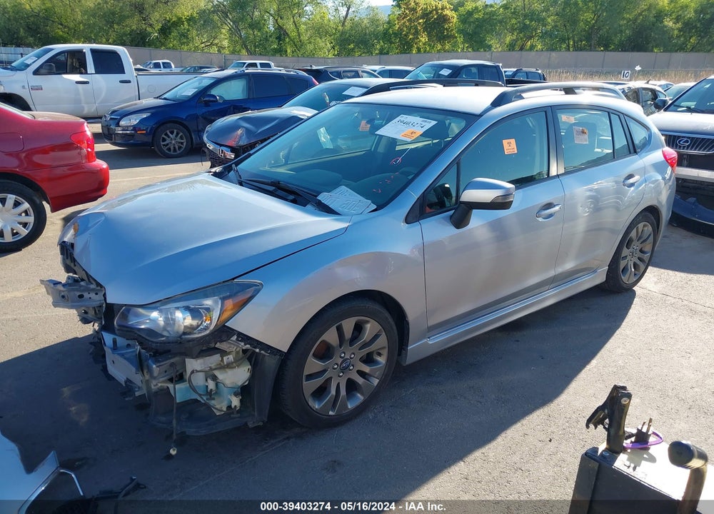 2016 SUBARU IMPREZA 2.0I SPORT PREMIUM VIN: JF1GPAP60G8227071