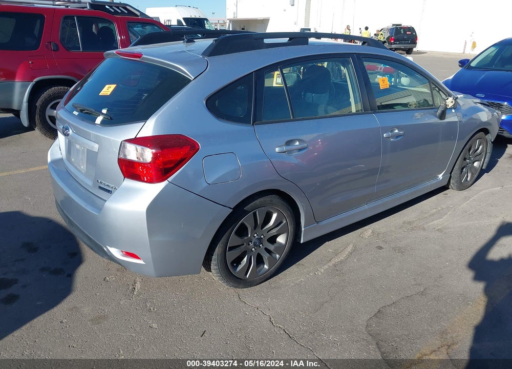 2016 SUBARU IMPREZA 2.0I SPORT PREMIUM VIN: JF1GPAP60G8227071