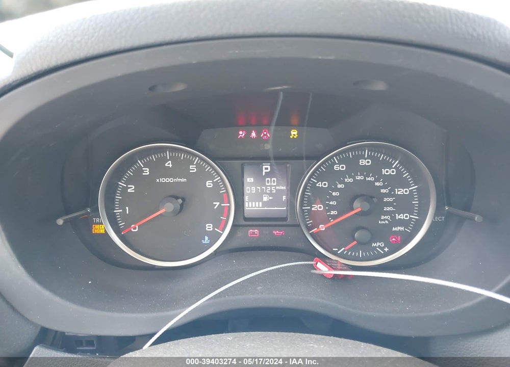 2016 SUBARU IMPREZA 2.0I SPORT PREMIUM VIN: JF1GPAP60G8227071