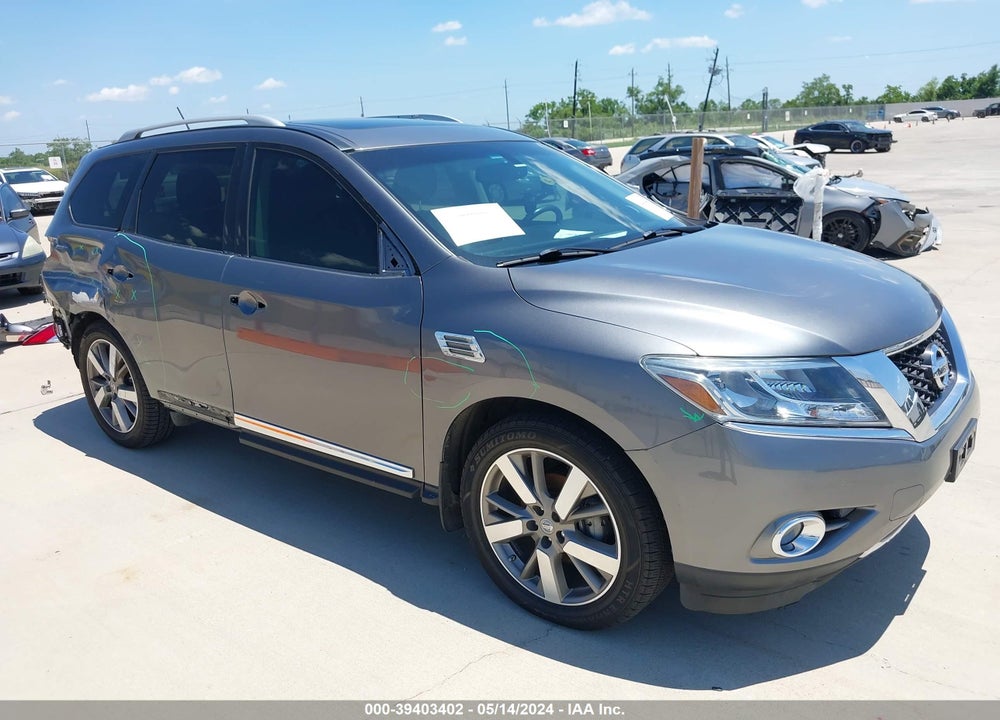 2015 NISSAN PATHFINDER PLATINUM VIN: 5N1AR2MN3FC602681