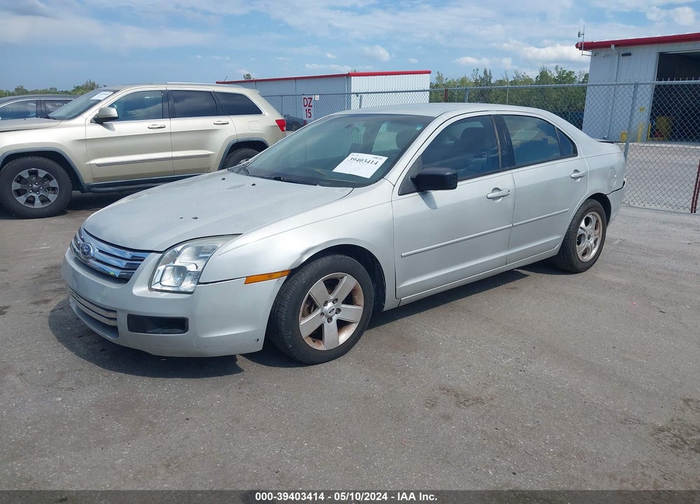 2008 FORD FUSION S VIN: 3FAHP06Z38R255540