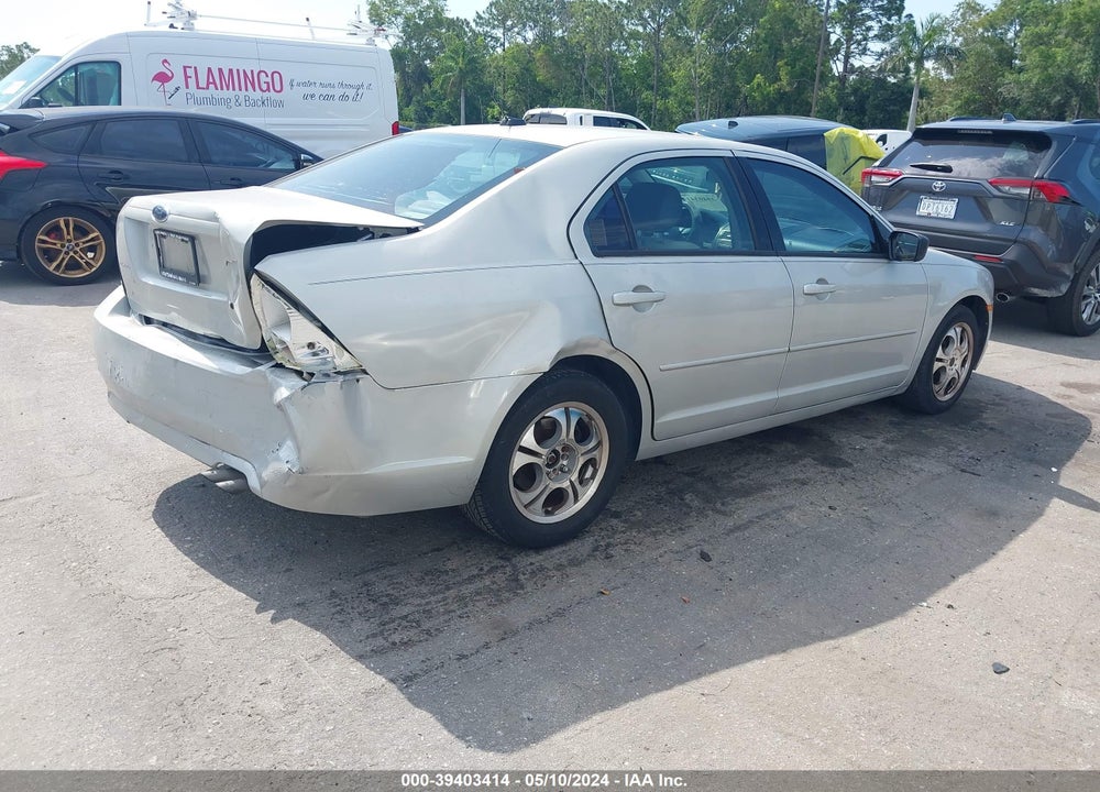 2008 FORD FUSION S VIN: 3FAHP06Z38R255540