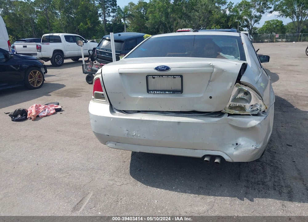 2008 FORD FUSION S VIN: 3FAHP06Z38R255540